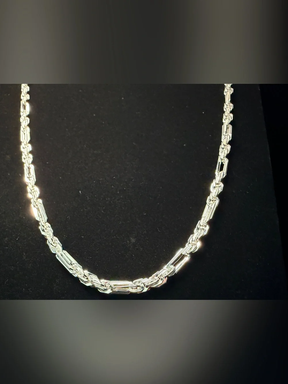 Milano S925 Stamped Silver Filled 24in 5MM 33.2g necklace. SHINE!! Brand new
